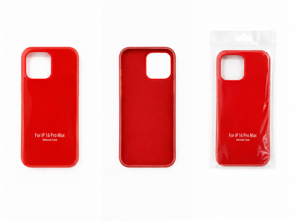 Coque Silicone pour iPhone 16 Pro Max