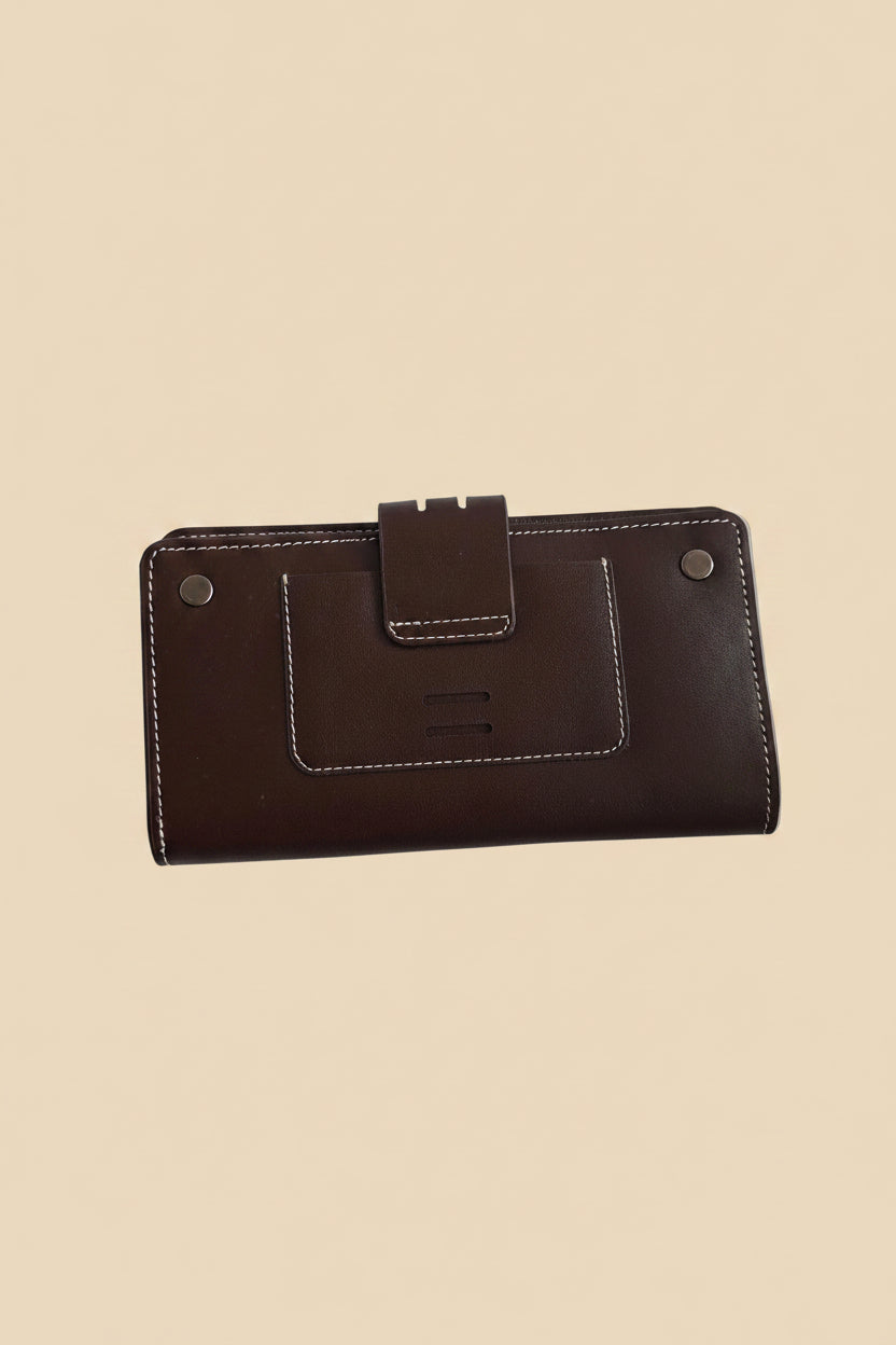 Portefeuille femme en cuir