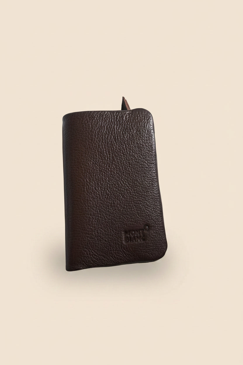 Portefeuille Homme en Véritable Cuir – Marron