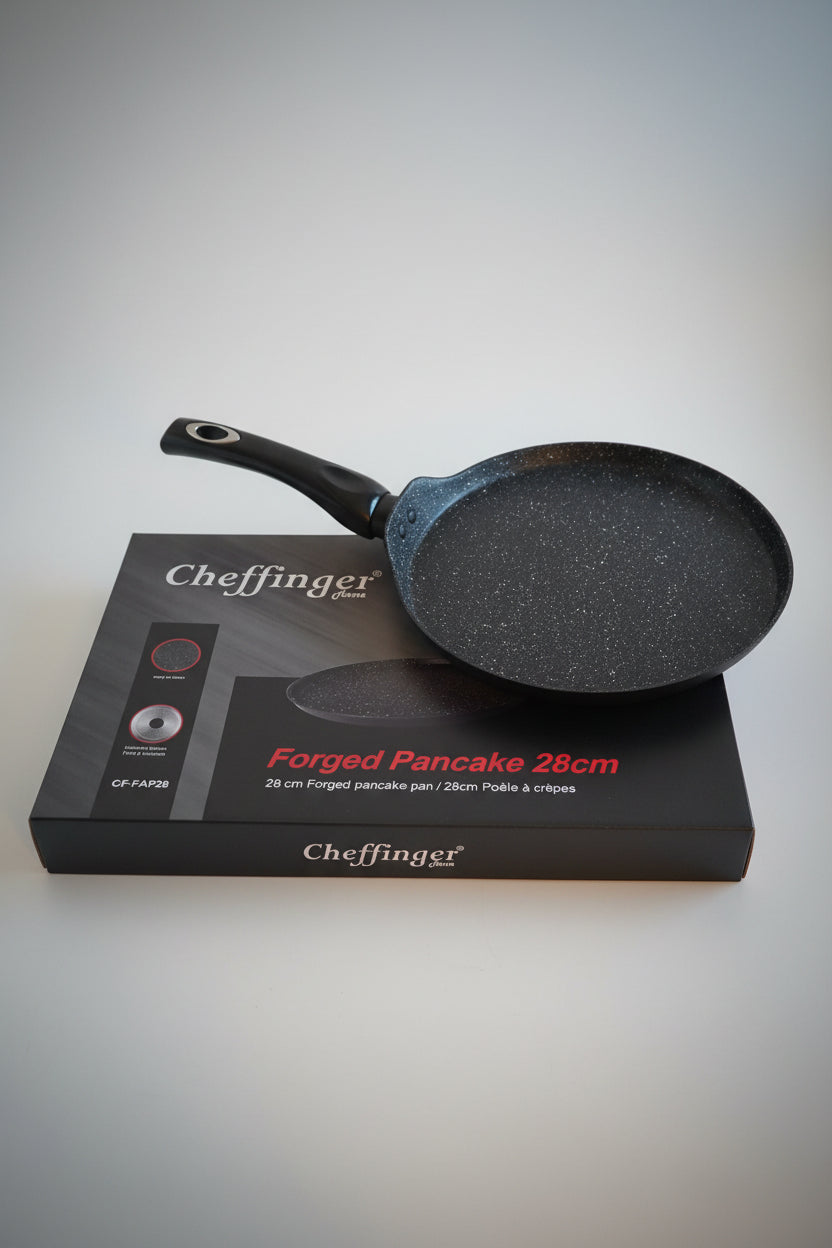 Poêle à Crêpes & à Frire 28 cm -Antiadhésive