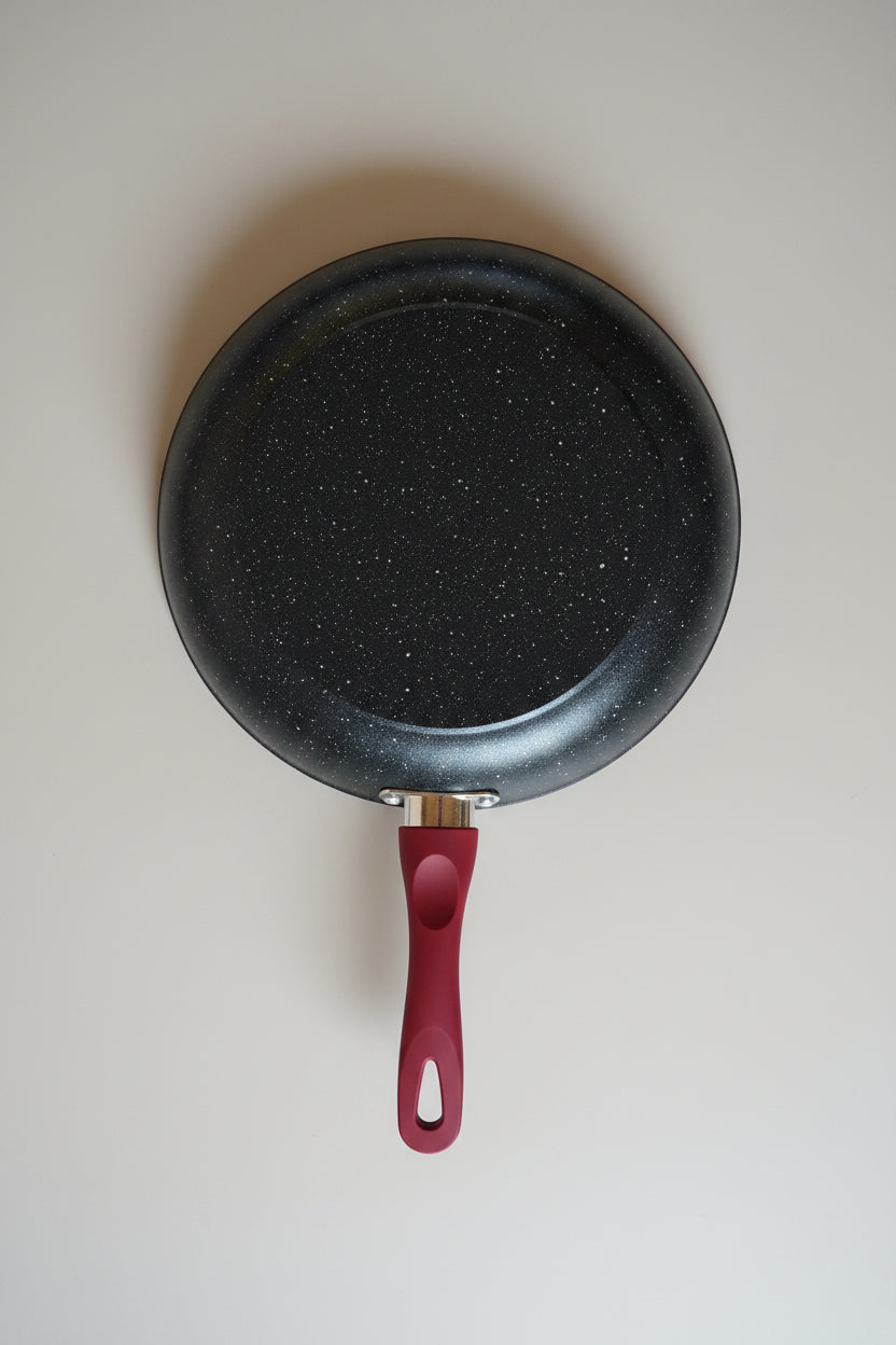 Set de 3 Poêles à Frire 20/24/28cm –Revêtement Marbre Antiadhésif