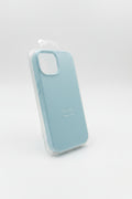 Coque Silicone pour iPhone 15 – Bleu Clair, Fine et Élégante
