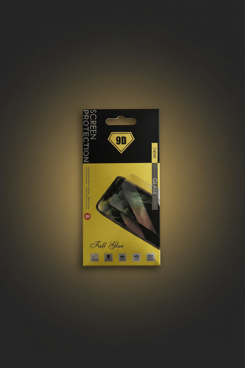 Vitre de Protection Écran 9D Full Glue – Film en Verre Trempé pour iPhone 15 / 16