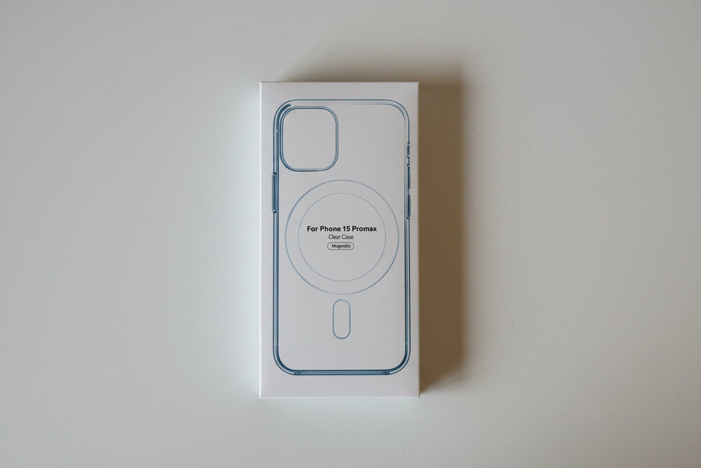Coque transparente magnétique pour iPhone 15 Pro Max – MagSafe